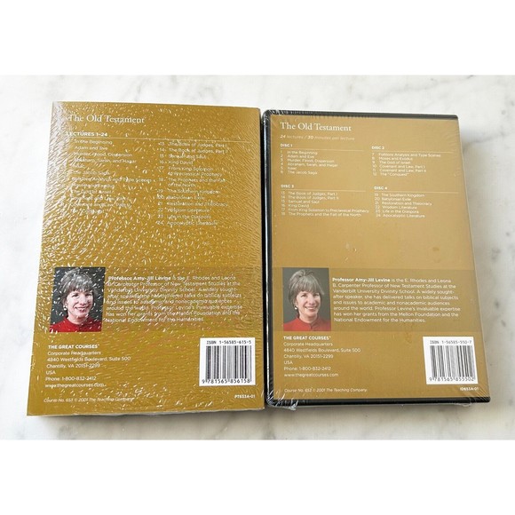 The Great Courses The Old Testament-4 DVDs-Course Guidebook-Transcript Book NEW - Picture 2 of 7